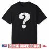 Question Mark Stencilled Punctuation Grammar Funny Shirt