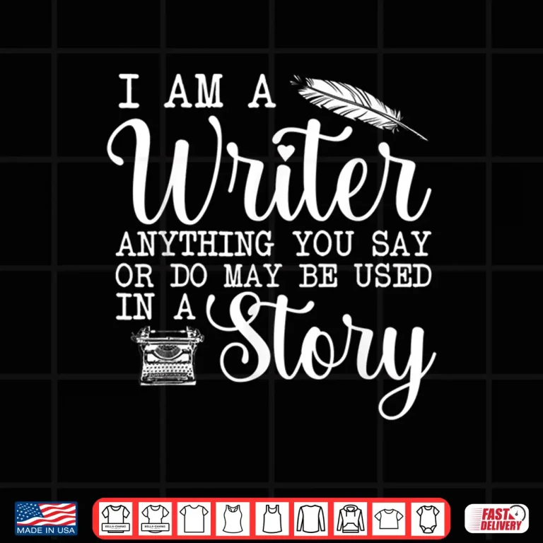 Design Professional Story Author Writer Writing Modern Graphic Shirt