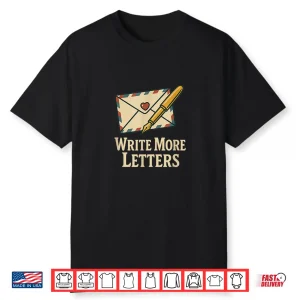 World Letter Writing Day Vintage Envelope Professional Shirt