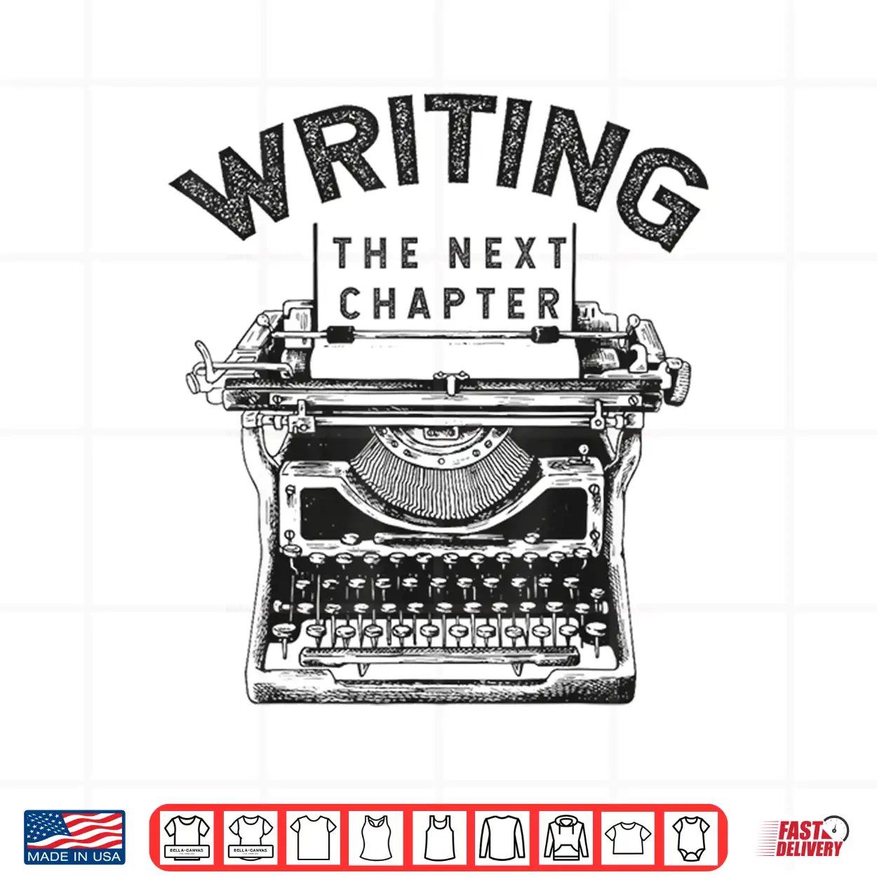 Writing The Next Chapter Vintage Typewriter Professional Shirt