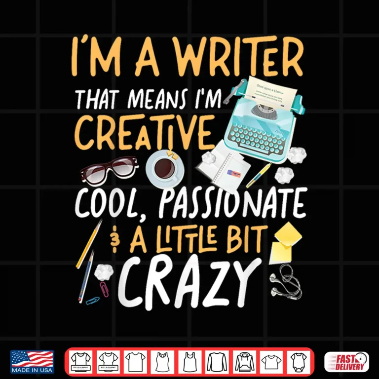 Design Writing Typewriter Novel Writer Published Author Professional Shirt