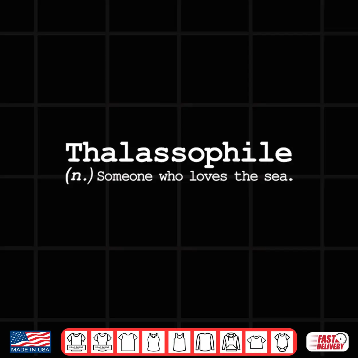 Thalassophile Funny Word Definition Seafarer Nautical Shirt Thalassophile Funny Word Definition Seafarer Nautical Shirt