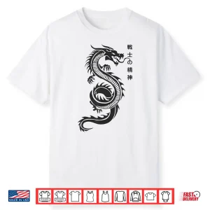 Chinese Writing Dragon Tshirt Dragon Tattoo T Shirt