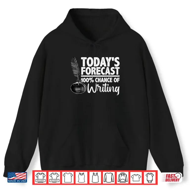 Hoodie Cool Writing Art For Men Women Writer Author Writing Lover Shirt