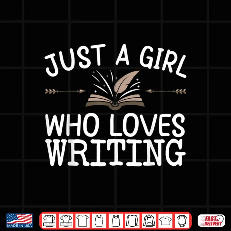 Design Cool Writing For Women Girls Book Writer Author Poetry Shirt