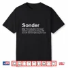 Sonder Funny Word Definition Vocabulary Typewriter Poetry Ah Shirt