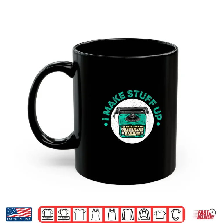 Mug Typewriter Writer Author Journalist Writing Shirt