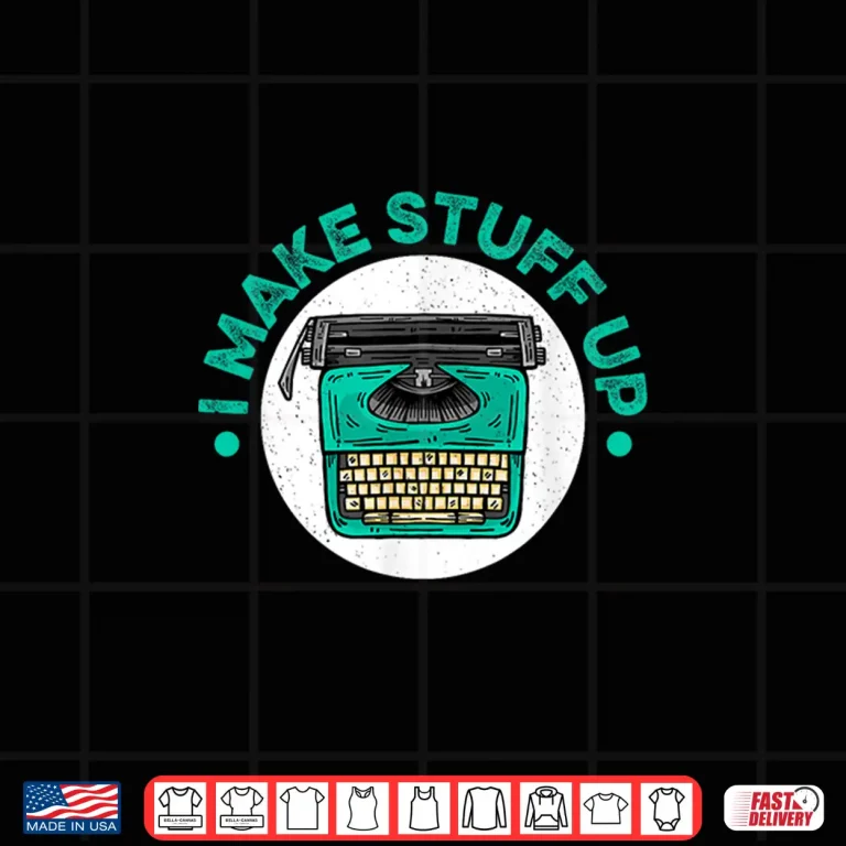 Design Typewriter Writer Author Journalist Writing Shirt