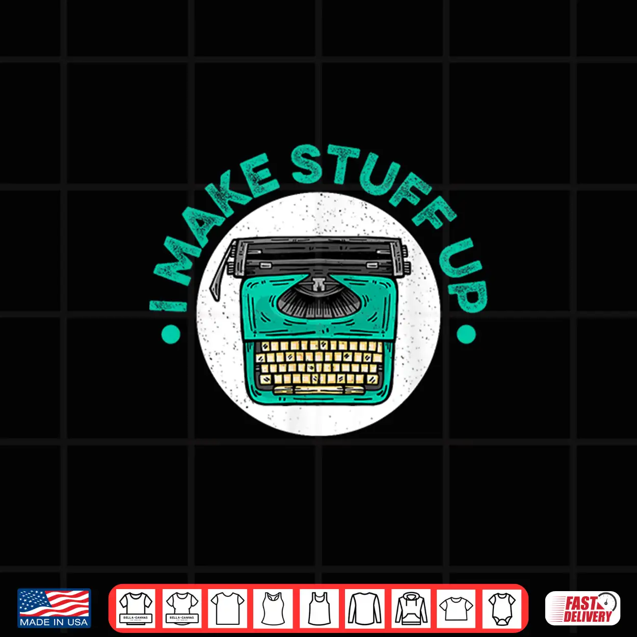 Typewriter Writer Author Journalist Writing Shirt
