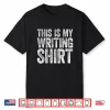 Professional Identity Author Poet Writer Modern Graphic Shirt