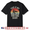 Professional Identity Authors Poets Writer Retro Writing Shirt