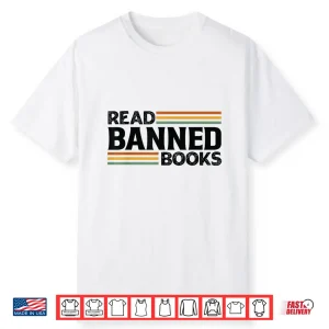 Professional Minimalist Read Banned Books Modern Graphic Shirt