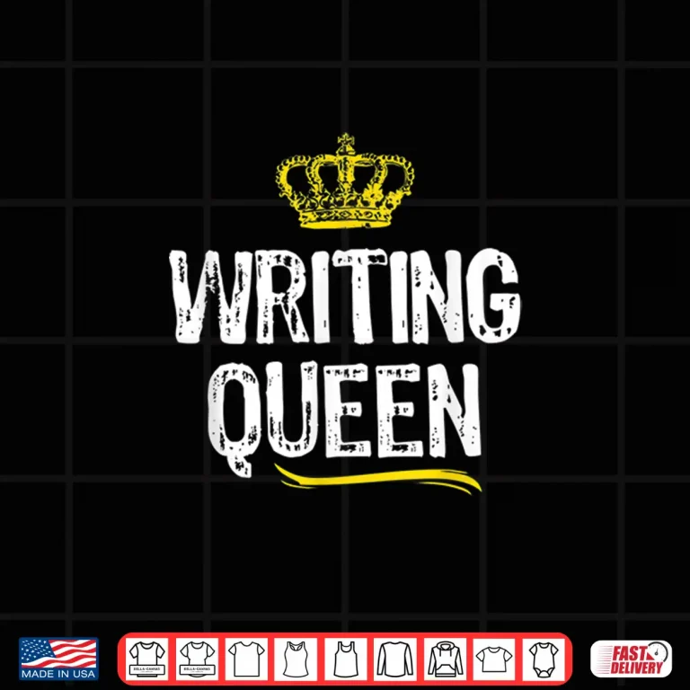 Design Professional Identity Writing Queen Funny Cool Modern Graphic Shirt