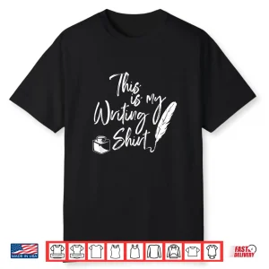 Professional Minimalist This Is My Writing Funny Writers Gift Shirt