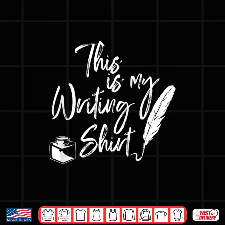 Design Professional Minimalist This Is My Writing Funny Writers Gift Shirt