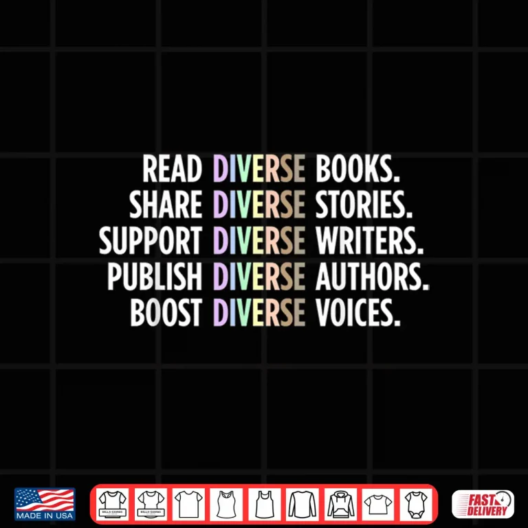 Design Read Diverse Books Bookish Publishing Diversity Writing Shirt