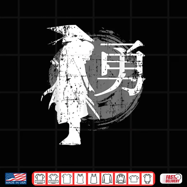 Design Retro Japanese Warrior Samurai Japan Writing Professional Shirt