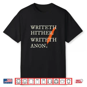 Writer Author Book Journalist Novelist Funny Shakespearean Shirt