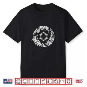 Distressed Crimson Desert Symbol Of Pywel Design For Gamers Shirt