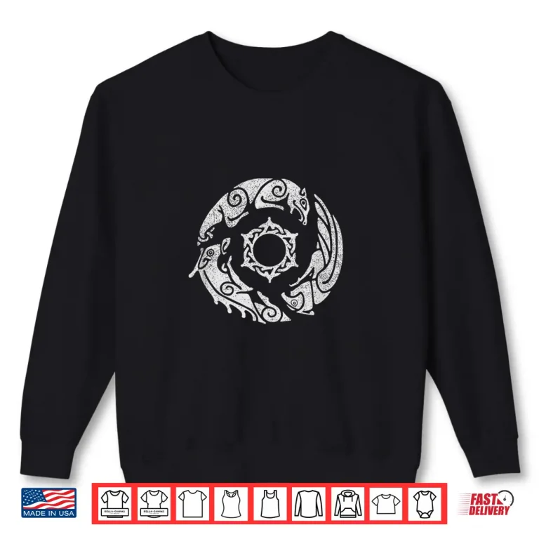 Sweatshirt Distressed Crimson Desert Symbol of Pywel Design for Gamers Shirt