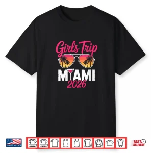 Women’S Miami 2026 Girls Trip Shirt