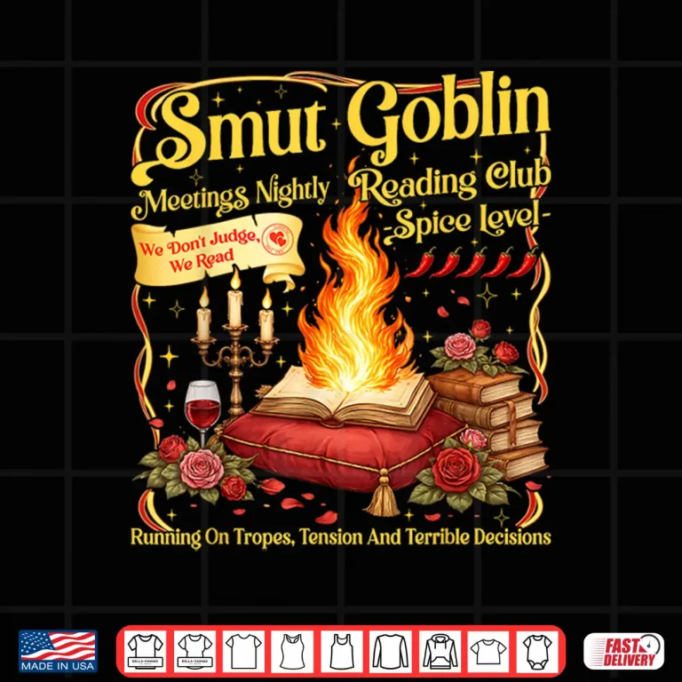 Design Vintage Smut Goblin Dark Romance Bookish Book Lover Shirt