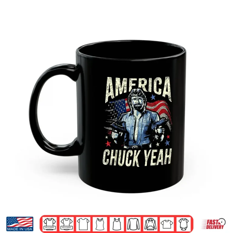 Mug America Chuck Yeah Vintage Flag Shirt