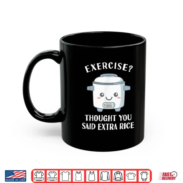 Mug Funny Rice Cooker Exercise Asian Love Chinese Food Far East Shirt