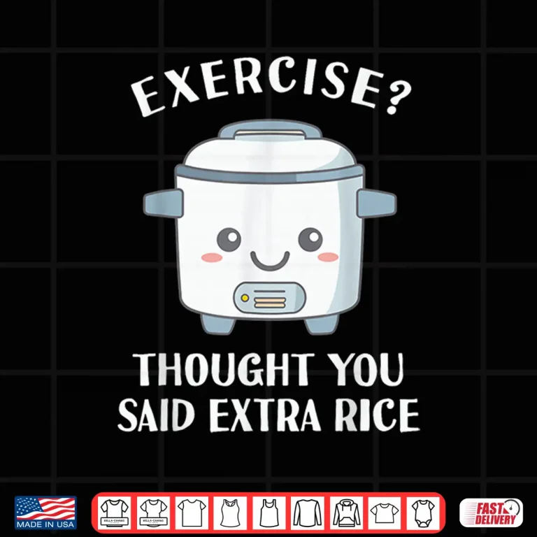 Design Funny Rice Cooker Exercise Asian Love Chinese Food Far East Shirt