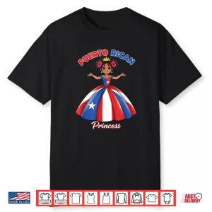 Puerto Rican Princess Girls Dress Cute Shirt