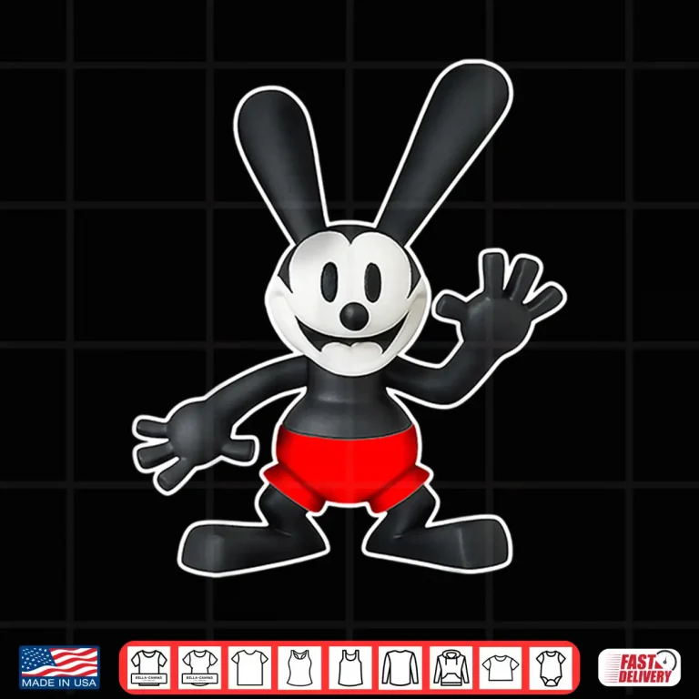 Design Oswald Rabbit Vintage Cartoon 1927 Hello Shirt