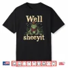 Well Sheeyit Funny Cowboy Frog Western Humor Vintage Shirt