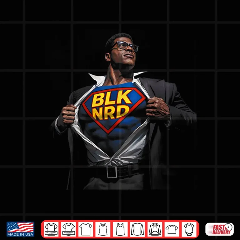 Design BLK NRD Superhero Shirt