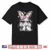 Cute Easter Bunny For Women Pink Rabbit Coquette Girly Shirt