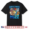 Meme Greetings Huzz Funny Lollipop Cat Boys Girls Kids Shirt
