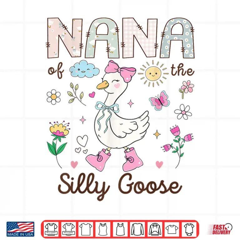 Design Nana of The Silly Goose 1st Birthday Girl Matching Shirt