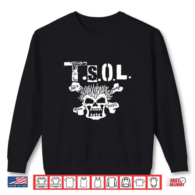 Sweatshirt T.S.O.L. Band Shirt