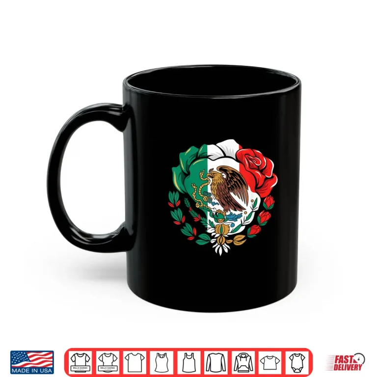 Mug Mexico Boxing Gloves Eagle Flag Patriotic Mexican Pride Shirt