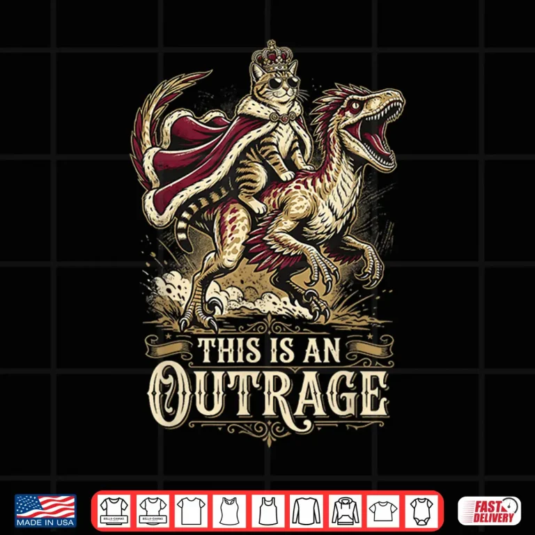 Design This is an Outrage Donut Funny Princess Cat Meme Shirt