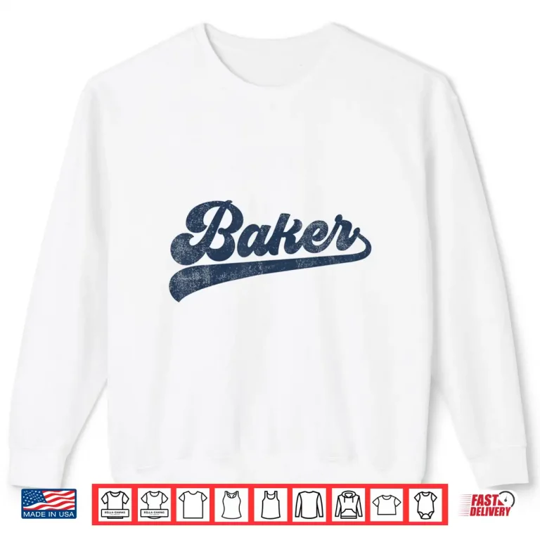 Sweatshirt Baker Cute Vintage Graphic Baking Shirt