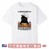 Black Cat Baking Because Murder Is Wrong Cat Lover Shirt