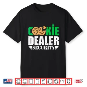 Cute Cookie Dealer Security Cookie Seller Baker Lover Girls Shirt
