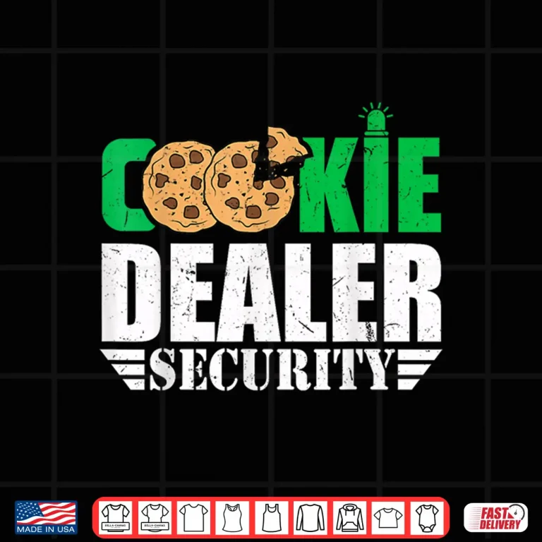 Design Cute Cookie Dealer Security Cookie Seller Baker Lover Girls Shirt