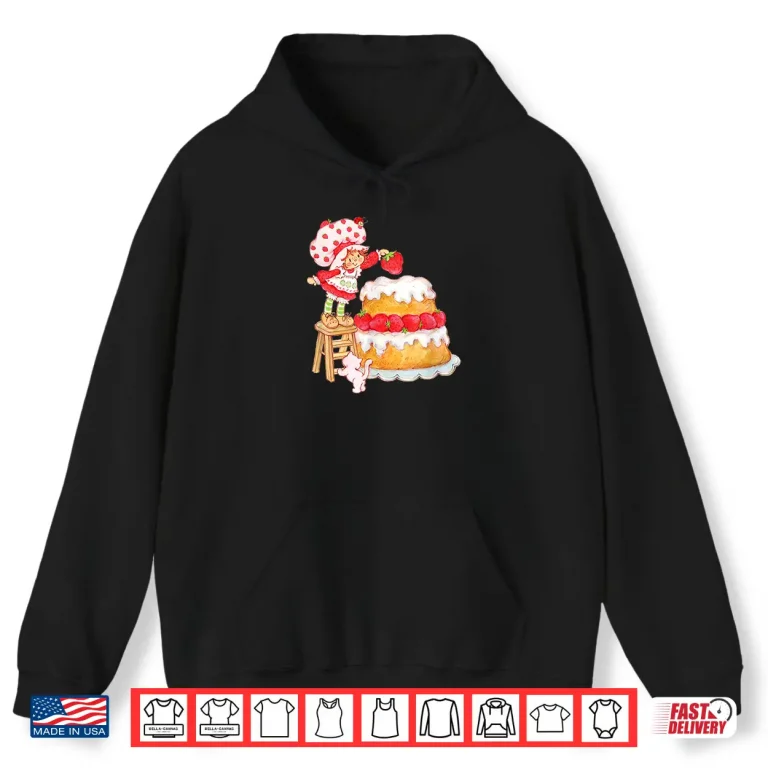 Hoodie Strawberry Shortcake Custard Baking Besties Vintage Shirt