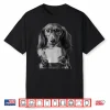 Dachshund With Glasses Drinking Coffee Cute Dog Lover Shirt