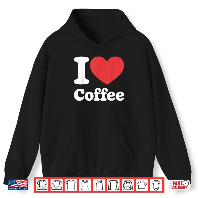 Hoodie Funny Coffee Art for Men Women Barista Espresso Coffee Lover Shirt