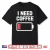Funny Coffee Art For Men Women Caffeine Lover Coffee Drinker Shirt