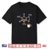 Caffeine Molecule Coffee Lover Chemistry Shirt