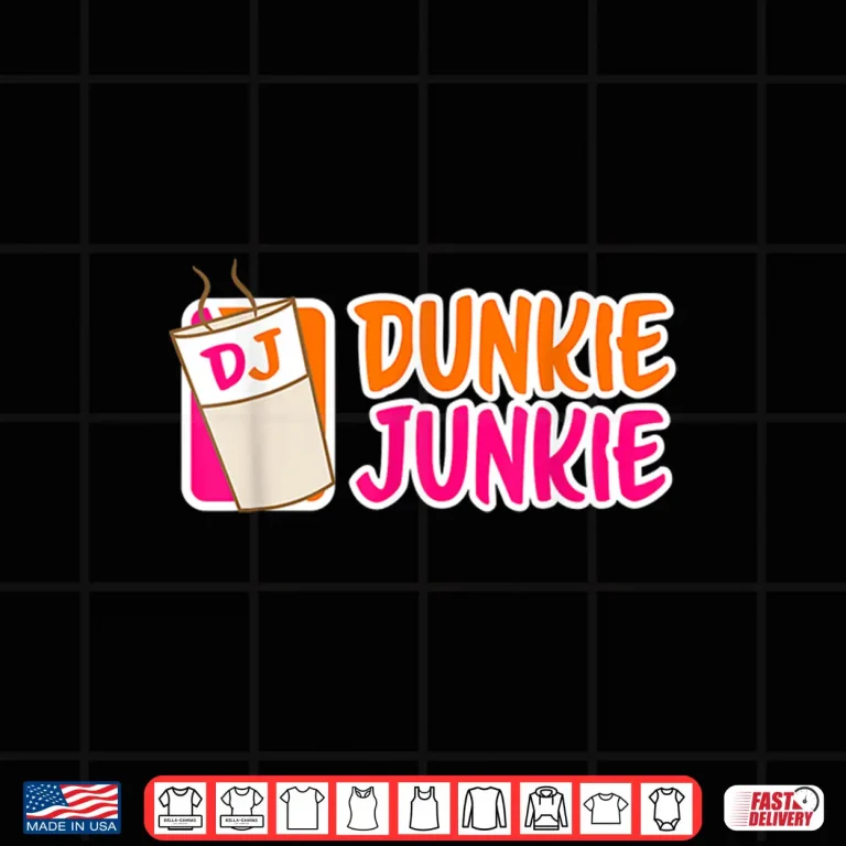 Design Donut and coffee lover Dunkie Junkie Shirt