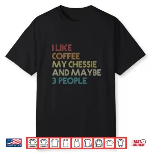 Chesapeake Bay Retriever Dog Coffee Lover Gift Vintage Retro Shirt